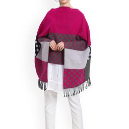 Zacharias Geometric Woven Design Acrylic & Woolen Shawl-picture-50