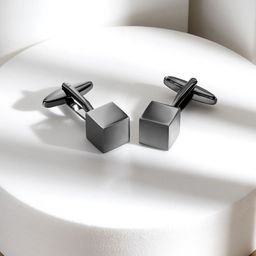 Peora Silver-Toned Cufflink-21