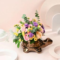 Peachy Floral Serenade-image-56
