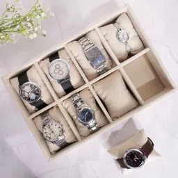 la trove Cream 8 Slot Watch Tray-picture-37