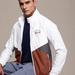 Men Colorblock Sports Jacket-image-49