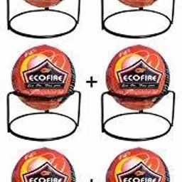 Fire Extinguisher Ball with Stand (150 mm Diameter) -Pack of 10 Balls Fire Extinguisher Mount-picture-6