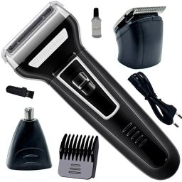 XPLosive 3in1 Waterproof Rechargeable Professional Nose & Grooming Kit 60 min Runtime 4 Length Settings-image-76