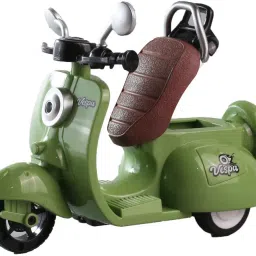 Vespa Scooter Model Bike With Beautiful Music And Dazzling Light-image-22