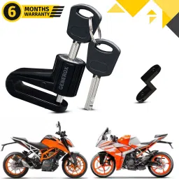 Anti Theft Disc Brake Lock With Push Lock feature (Black) for all KM Bike High Security Disc Lock Made with Heavy Duty Metal (Black) for all KM Bike Disc Lock-18