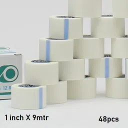 Surgical Adhesive Microporous Paper Tape 1inch x 9mtr 48pc First Aid Tape-image-33