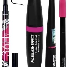 Matte Finish Eye Kit – High Definition Kajal, Eyeliner, Mascara, Brow Pencil-image-84