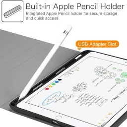 Proelite Keyboard case Cover for iPad 2018 (6th,5th) Gen iPad Pro 9.7 with Pencil Holder Bluetooth Standard Tablet Keyboard Compatible with Desktop, Laptop, Mac image 5