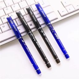 Blue and black Erasable Gel Pen with attached Magic Wipe Eraser (0.5mm Nib Size) Gel Pen-image-3