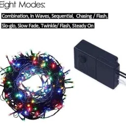 mprow 40 LEDs 11 m Multicolor Steady Bulb Rice Lights image 2