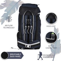 Trekking Bag And Side Sling Bag For Travel Backpack. Rucksack - 60 L-image-1