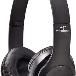 Black Headphone 001 Bluetooth without Mic Headset-image-3