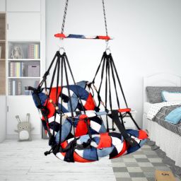Cotton swing for Kids children baby chair jhula 1-6 Years Folding & Washable Swings-image-21