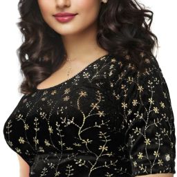 Round Neck Women Blouse-image-95