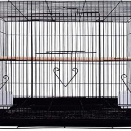 15INCH BLACK IMPORTED CAGE FOR LOVE BIRDS FINCHES &RABBIT Hard Crate Pet Crate-image-8