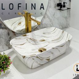 Premium Designer Table Top Counter Top Ceramic Wash Basin AI1030 Table Top Counter Top Vessel Sink Wash Basin For Bathroom Table Top Basin-image-98