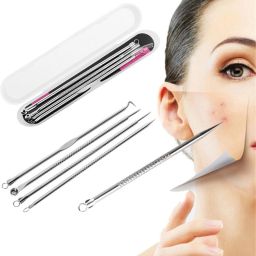 Blackhead Remover Tool Kit,4 Pieces Removal Acne Needle Pimple-17