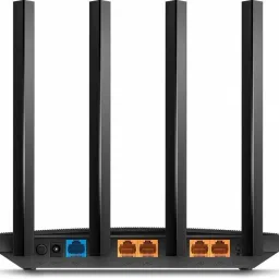 T P LINK Archer C6 AC1200 Mesh Wi-Fi Router Full Gigabit | MU-MIMO Wireless Router 5 GHz, 2.4 GHz 867 Mbps Wifi Speed Dual Band External Antenna Ethernet (Cable Broadband) image 2