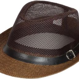 ZACHARIAS Fedora Cowboy Breathable Mesh Net Hat Cap-image-90
