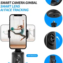 VELOHITA P01 360 degree rotation follow live phone gimble for youtube vlog shooting 2 Axis Gimbal for Mobile image 2