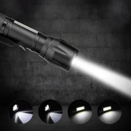 ctb New 2in1 Rechargeable Battery 2 Mode Penlight Waterproof Light Led Flashlight 12W Zoomable Torch Lamp Light Torch image 4