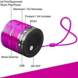 ANANDANI WS-887 Bluetooth Speaker | Superb Sound Quality 5 W Bluetooth Party Speaker image 3