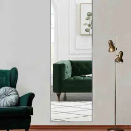 k k glass & aluminium Silver Glass Full Length Mirror-picture-13