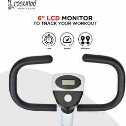 cockatoo CB01 Belt Drive Mechanism With LCD Display Upright Stationary Exercise Bike image 4