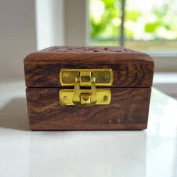 Premium Wooden Jewellery/Storage/Keepsake box(Square) for Precious metals storage, Jewellery storage, Watch storage Vanity Box-image-4