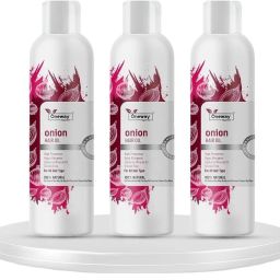 Red Onion Hair Oil for Hair Growth & Hair Fall Control (Pack of 3 - 200ml each) Hair Oil-image-81