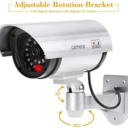 nunki trend Realistic Looking Bullet Camera Duplicate Dummy CCTV Camera Toy Camera Camera Housing image 5