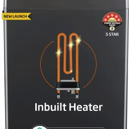 10 kg Fully Automatic Top Load with In-built Heater Black, Grey-14
