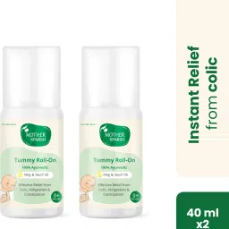 Tummy Roll On for Baby, Colic Relief and Digestion,100%Ayurvedic,40ml(Pack of 2)-2