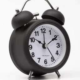 Analog Black Clock-9