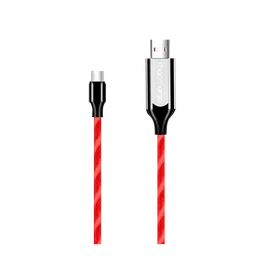 Macmerise Illume Type A to Type C 3.3 Feet (1M) Cable (LED Light Flow, Red)-22