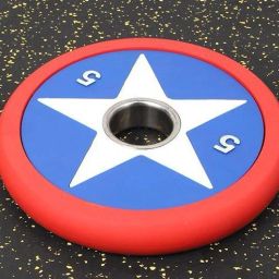 10 kg Premium Olympic Captain America Plate 5kgx2pc 50mm hole Home Gym Combo-image-27
