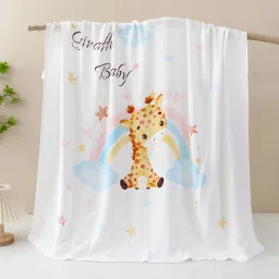 Printed Single Crib Baby Blanket for AC Room-image-70