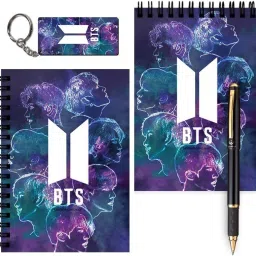 BTS A6 MESSAGE PADS + WOODEN KEYRING A6 Notebook UNRULED 120 Pages-image-17