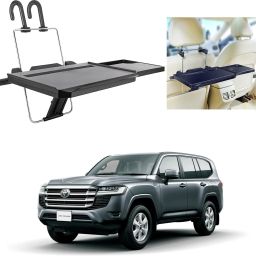 FT-08 Car Back Seat Tray, Foldable Laptop Desk and Food Tray For Land Cruiser Cup Holder Tray Table-image-63