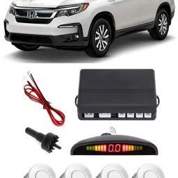GS166 Silver Car Reverse Parking Sensor with LED Display 4 Sensor G166 Parking Sensor-image-7