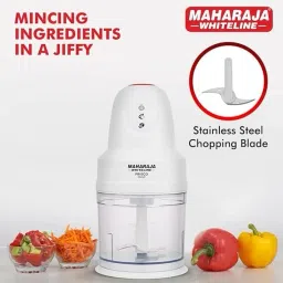 Maharaja Whiteline Frisco 900Ml Electric Chopper, 250W- Ec-102 (White) Electric Vegetable & Fruit Chopper-9