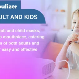 Ashni Nebulizer Machine with Kit for Adults, Kids &babies Portable handheld Nebulizer image 1