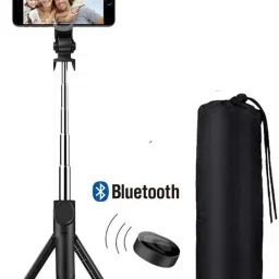 POZUB Mobile Bluetooth Selfie Stick Holder With Remote Control Shutter+Dustproof Bag Tripod, Monopod Kit, Monopod, Tripod Kit, Tripod Clamp, Tripod Bracket-21
