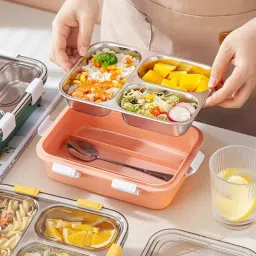 Picnic Lunch Tote - Large Capacity, Insulated & Fits Full Meals 3 Containers Lunch Box-image-2