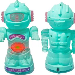 khelna bati Combo of 2 Megastar Future King Robot with Colorful Light and Moving System image 2