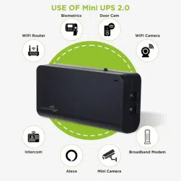 Multybyte DC 12V Mini UPS upto 4 Hrs+ Power Backup for Router image 2