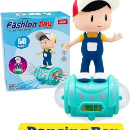 Dancing Boy Toy with Music, Lights & 360° Rotation for Kids (multicolor)-image-63