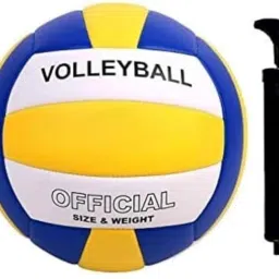 prisamx SUPER SOFT SYNTHITIC HAND STICHED WITH NYLON NET Volleyball - Size: 4 image 2