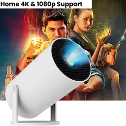 FRONY Smart Projector for Home 4K Support Rotabable Design withApp Netflix,YouTubeB422 (4500 lm / 1 Speaker / Wireless / Remote Controller) Portable Projector-image-42