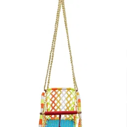 Handmade Hanging Cotton Baby Swing Jhula Chair for Home Outdoor Baby Jhula Swing Swings-21
